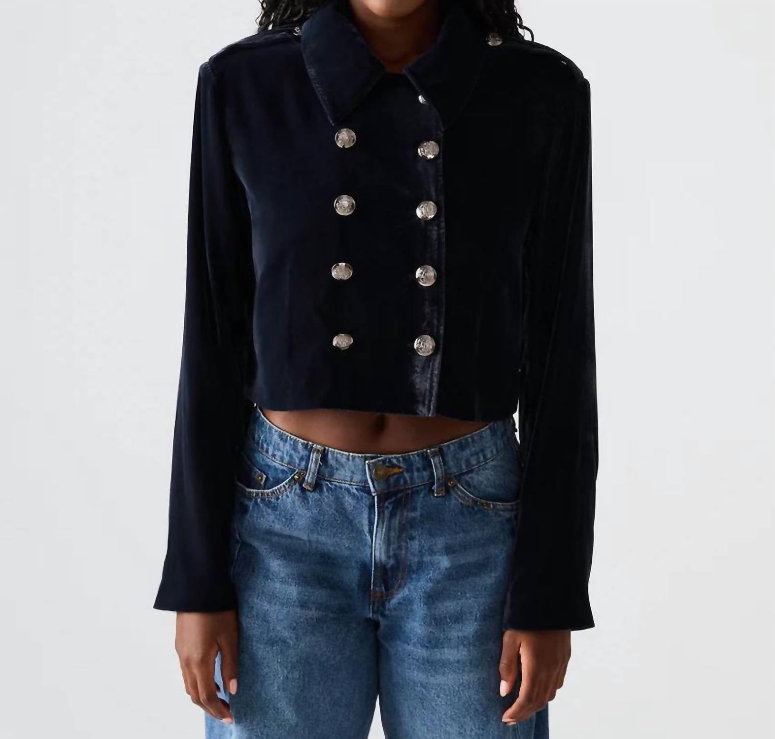 steve-madden-tonia-velvet-crop-double-breasted-jacket