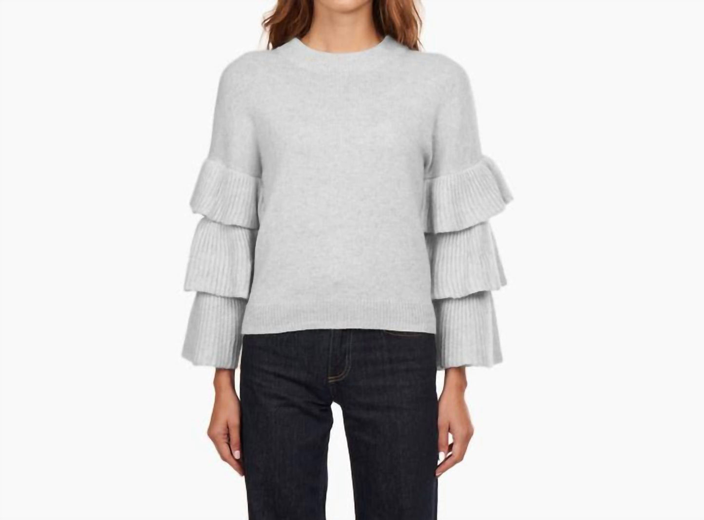 Autumn Cashmere - Tiered Ruffle Sleeve