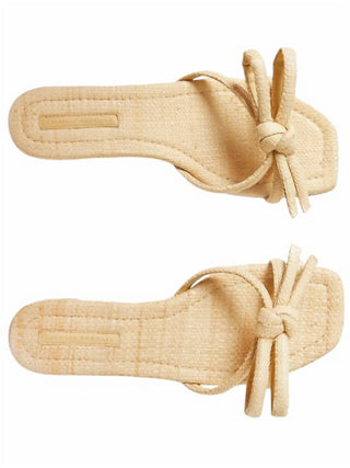 Loeffler Randall - Sandália Rasa Hadley de Couro com Laço para Mulher