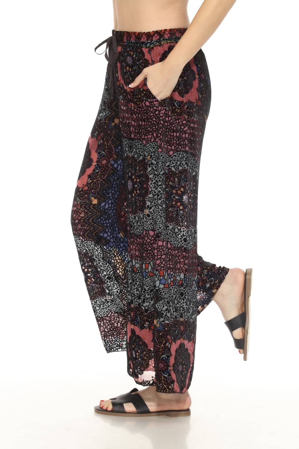 Johnny Was - Axelle Wide Leg Burnout Pant