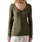 Atm - Long Sleeve V Neck Slub Tee