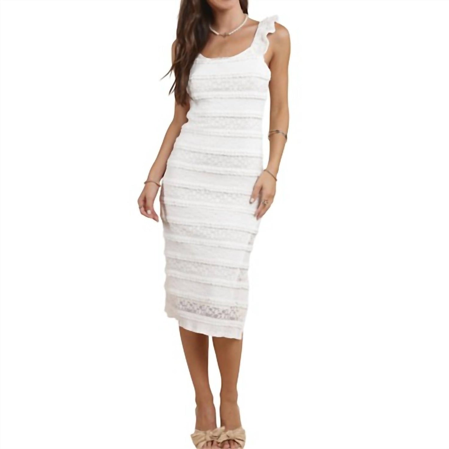 Sadie & Sage - Bay Breeze Lace Midi Dress