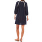 Karen Kane - Blouson Sleeve Embroidered Peasant Dress