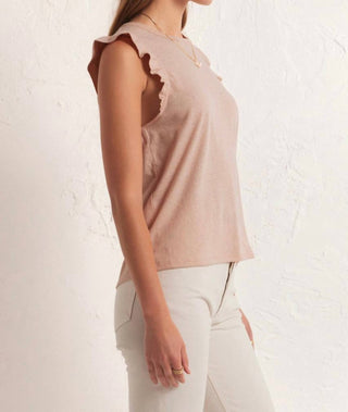 Z Supply - Blusa Marille com mangas esvoaçantes