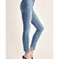 Risen - Summer High Rise Vintage Washed Skinny Jeans