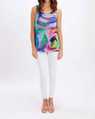 Frank Lyman - Blusa casual com decote redondo