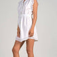 Elan - Button Front Ruffle Sleeve Dress