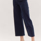 Entro - High Waisted Wide Leg Ankle Length Pants