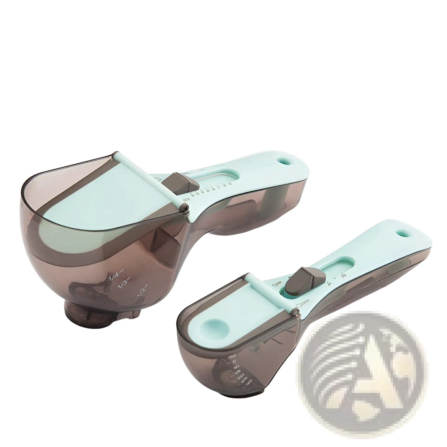Adjustable Measuring Spoon Set with Magnetic Base