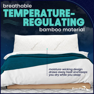 Travesseiro corporal ajustável de espuma viscoelástica - 54 x 20 polegadas 