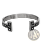 Adjustable Viking Rune Titanium Steel Open Cuff Bracelet