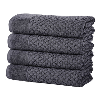 Cotton Diamond Waffle Weave Bath Towel Set - Grayson Collection