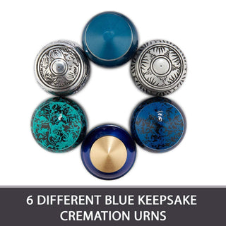 Urnas de cremação para adultos com bolsa de veludo