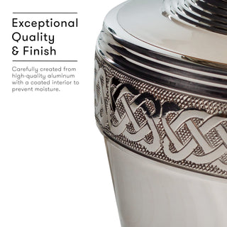 Urnas de cremação para adultos com bolsa de veludo