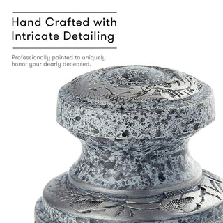 Urnas de cremação para adultos com bolsa de veludo