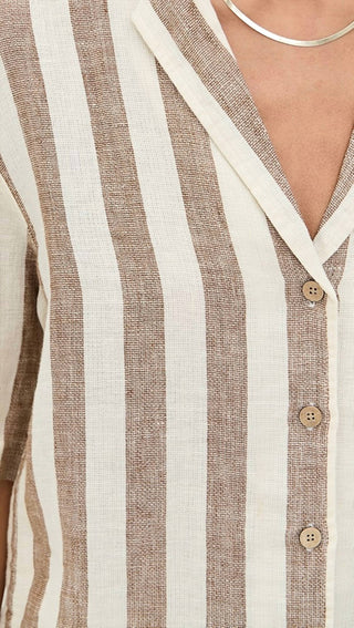 Faherty - Palma Linen Camp Shirt