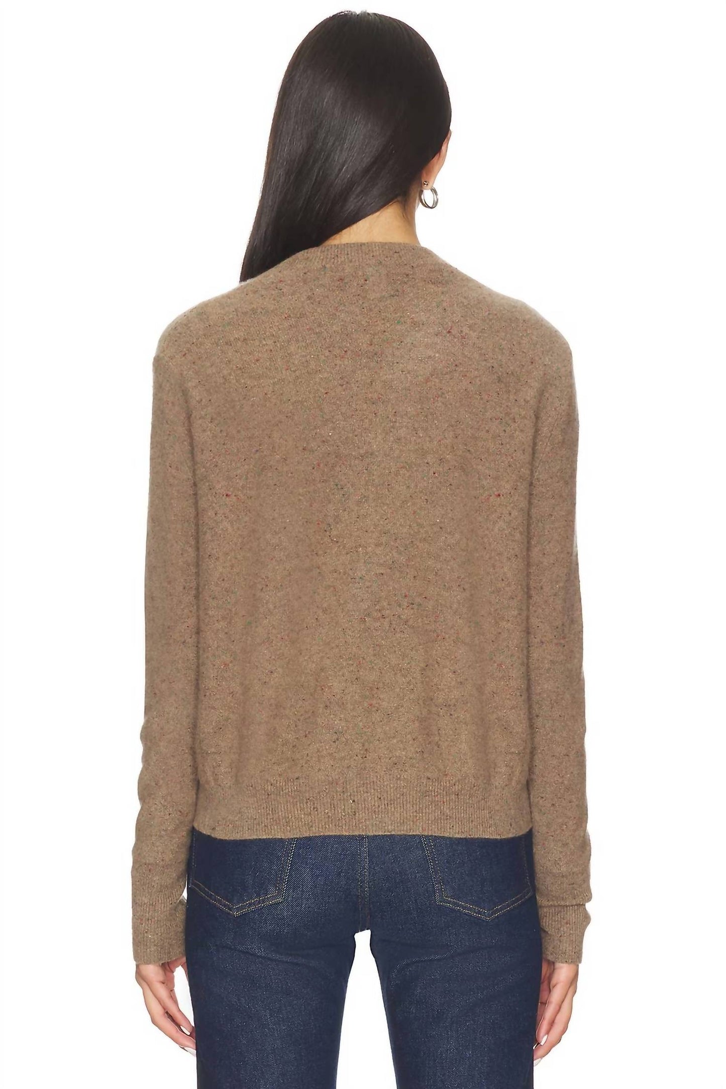 Autumn Cashmere - Intarsia Horse Crew Fringe Sweater