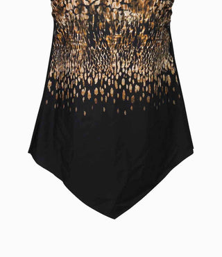 Miraclesuit - Top Tanquíni Dali Leopard Hankini com Aro