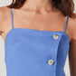 Astr - Azria Button-Front Wrap Dress