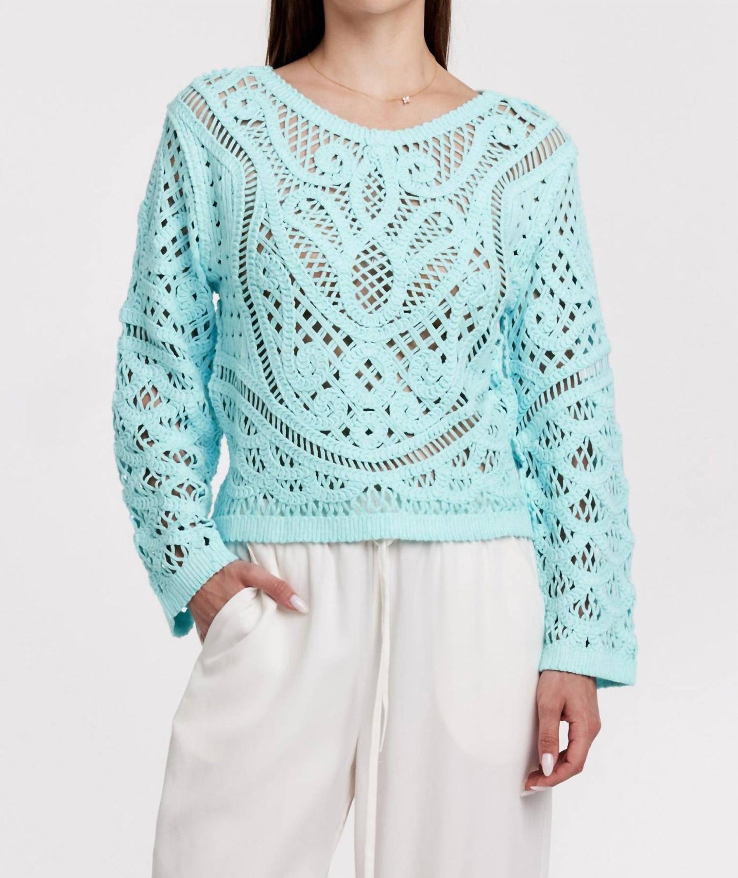 Another Love - Amalina Crochet Top