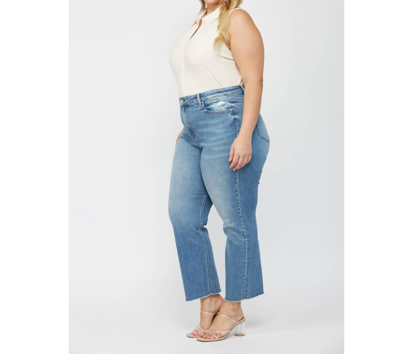 Mica Denim - Super High Rise Straight Leg (plus Size )