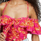 Free People - Cha Cha Cold Shoulder Flounce Top