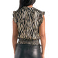 Elan - Ruffle Sleeveless Top