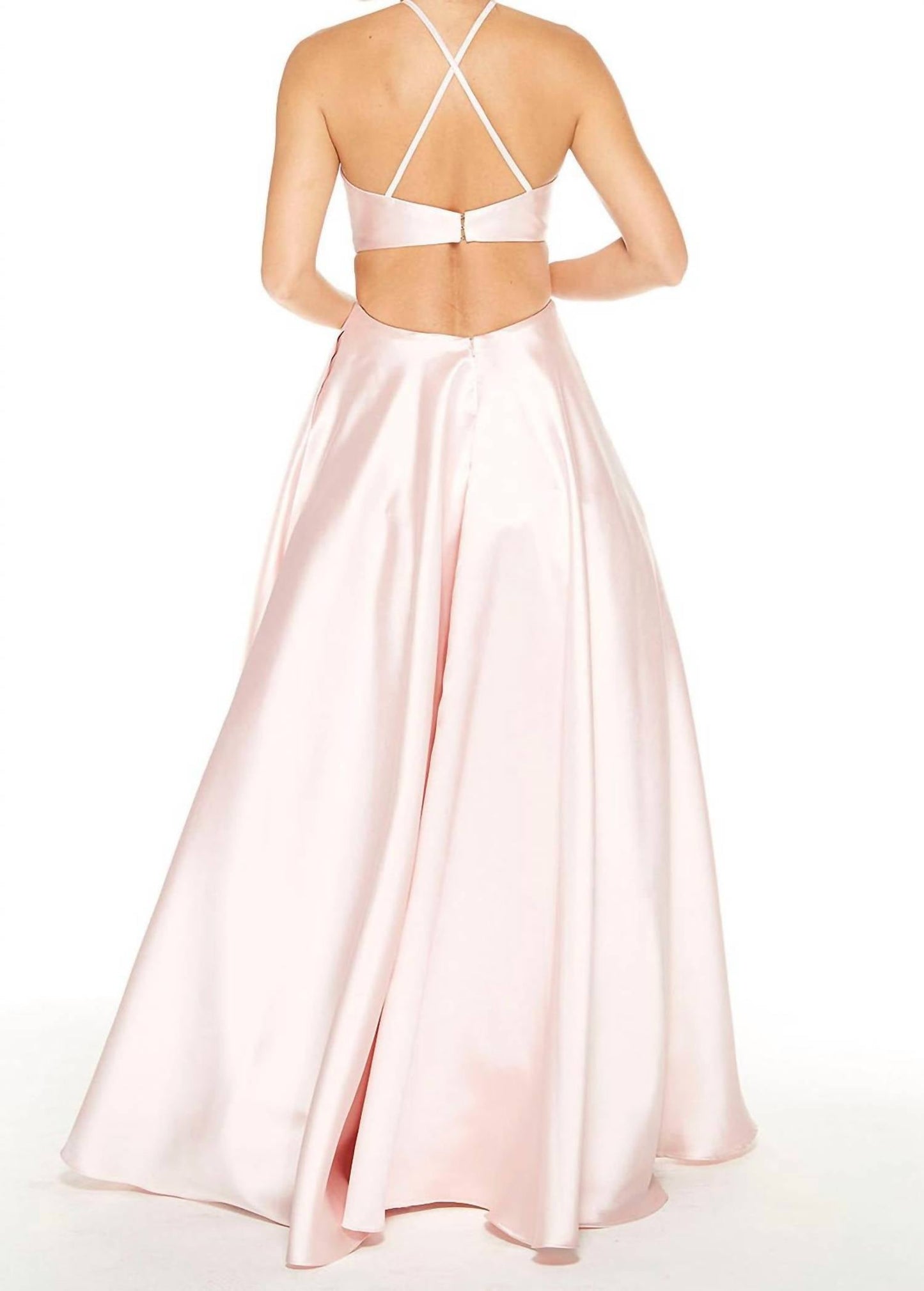 Alyce Paris - High Neck Simple Gown