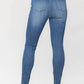 Judy Blue - High Rise Pull on Release Hem Skinny Jeans