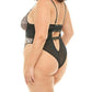 Oh La La Cheri - Journee Leopard Print Teddy - Plus Size