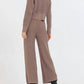 Vintage Havana - Waffle Knit Flared Pant