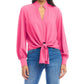 Karen Kane - Long Sleeve Tie-Front Top