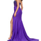 Ashleylauren - Stones Encrusted Strapless Gown