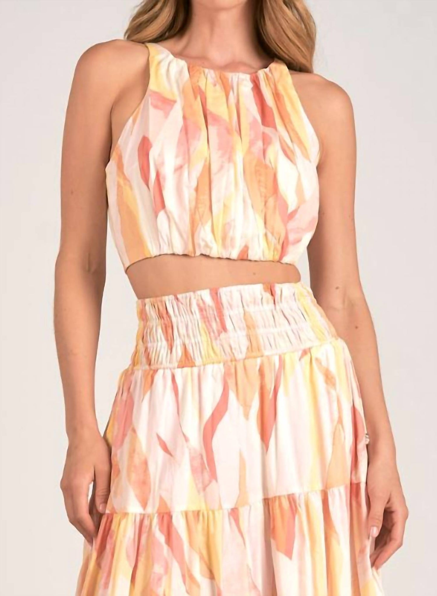 Elan - Halter Crop Top