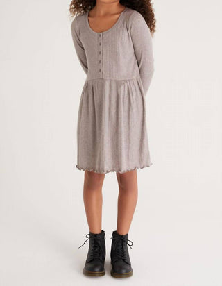 Z Supply - Vestido Claire Rib para Meninas