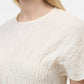 Closed - Crinkle Short Sleeve Top