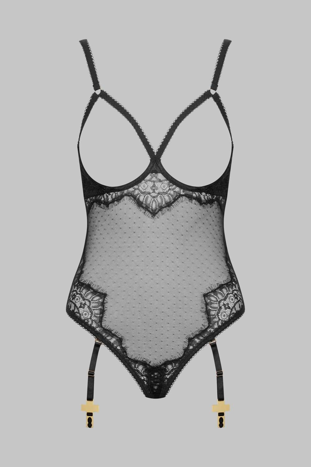 Maison Close - Inspiration Divine Cupless Thong Bodysuit