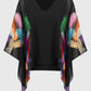 Joseph Ribkoff - Chiffon Abstract Poncho Top