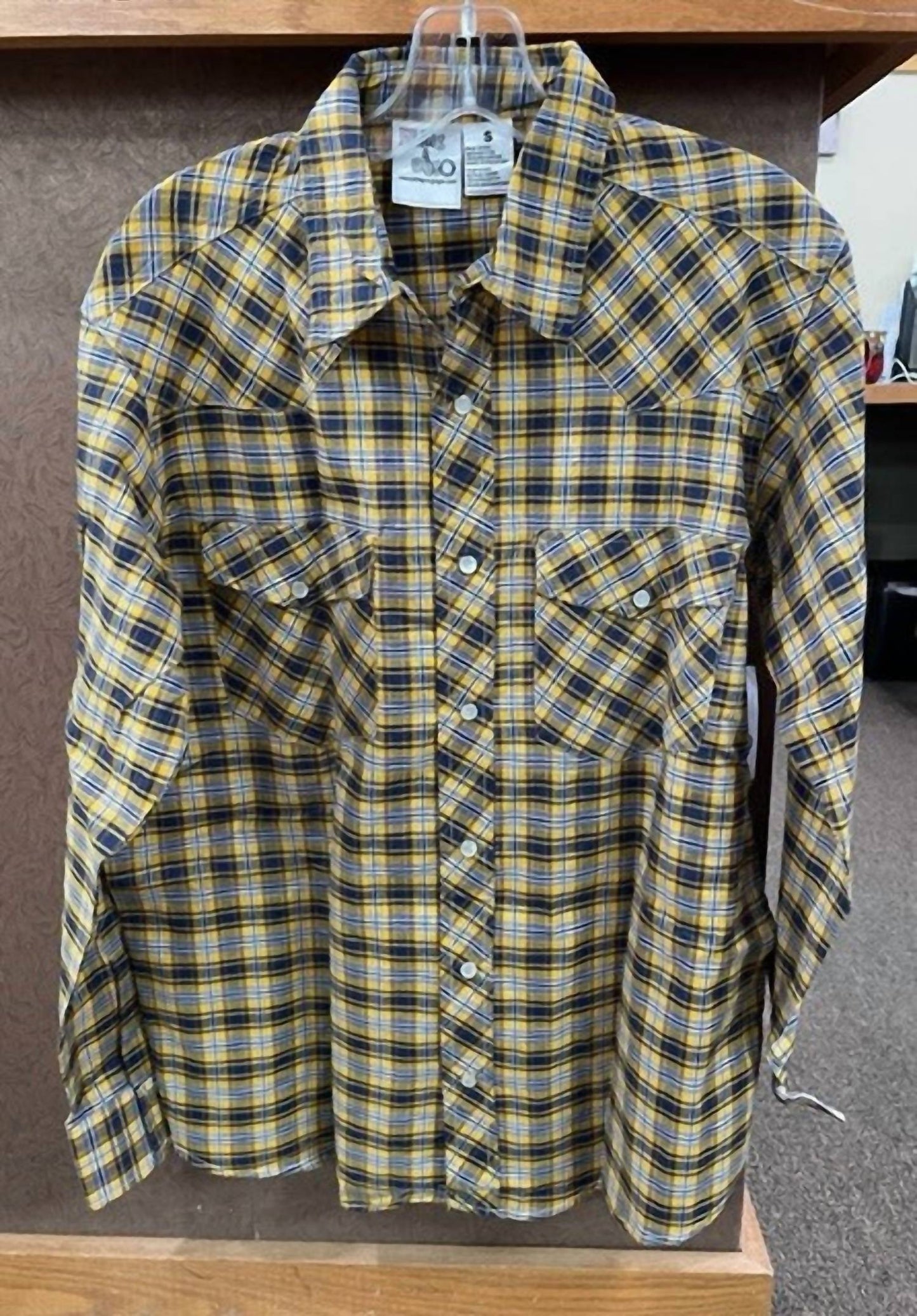 Bling A Gogo - Women's Plaid Western Shirt