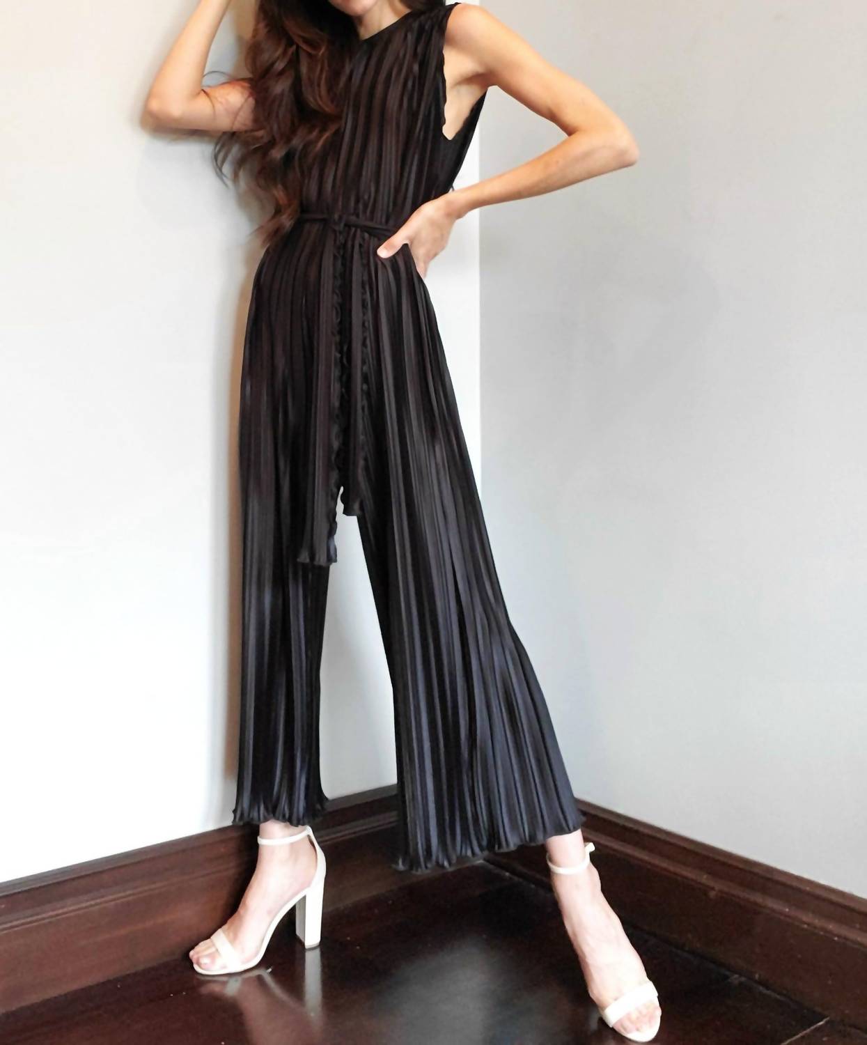 Lblc The Label - Sophia Pleated Jumpsuit