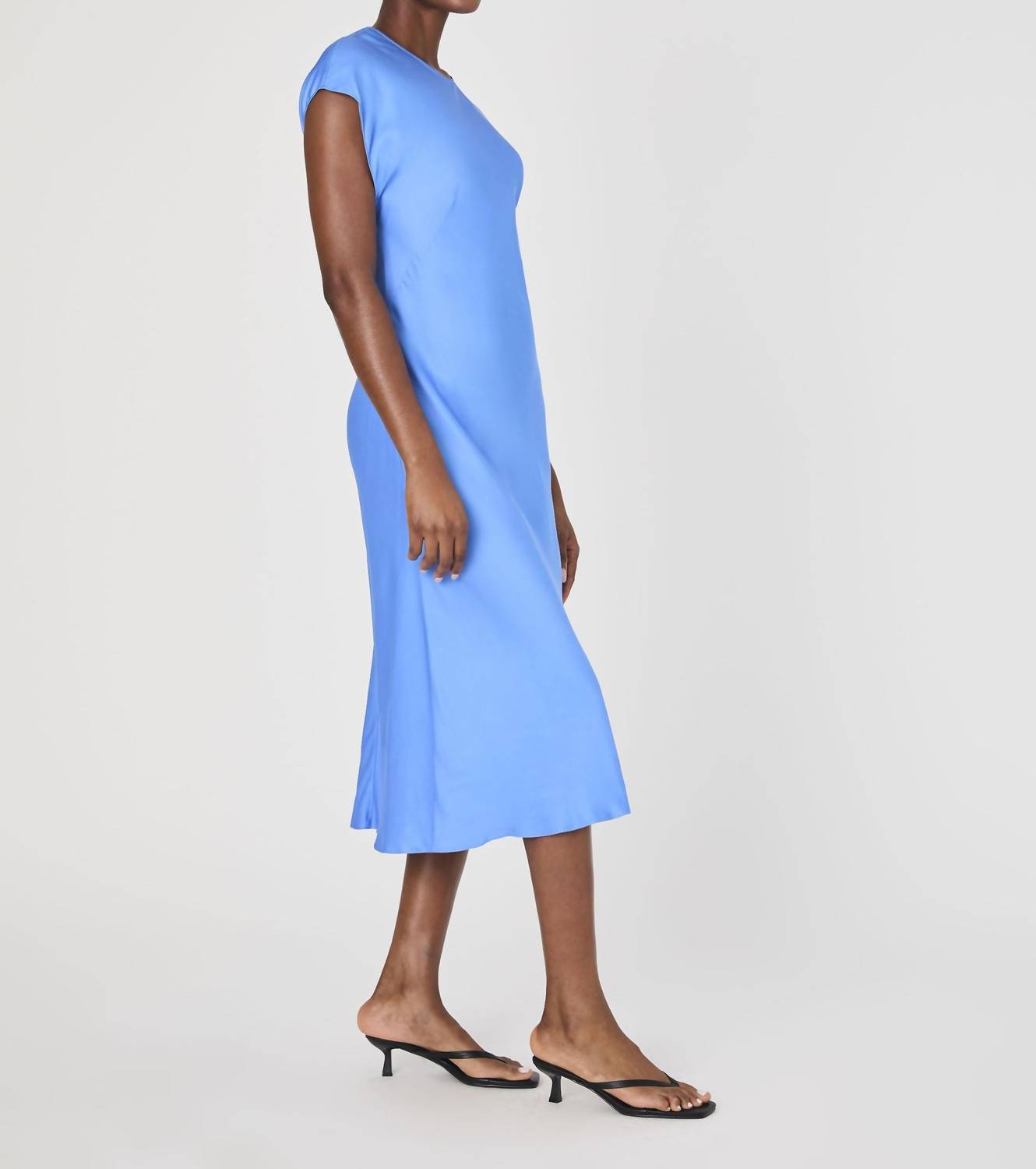 French Connection - Ennis Satin Column Midi Dress