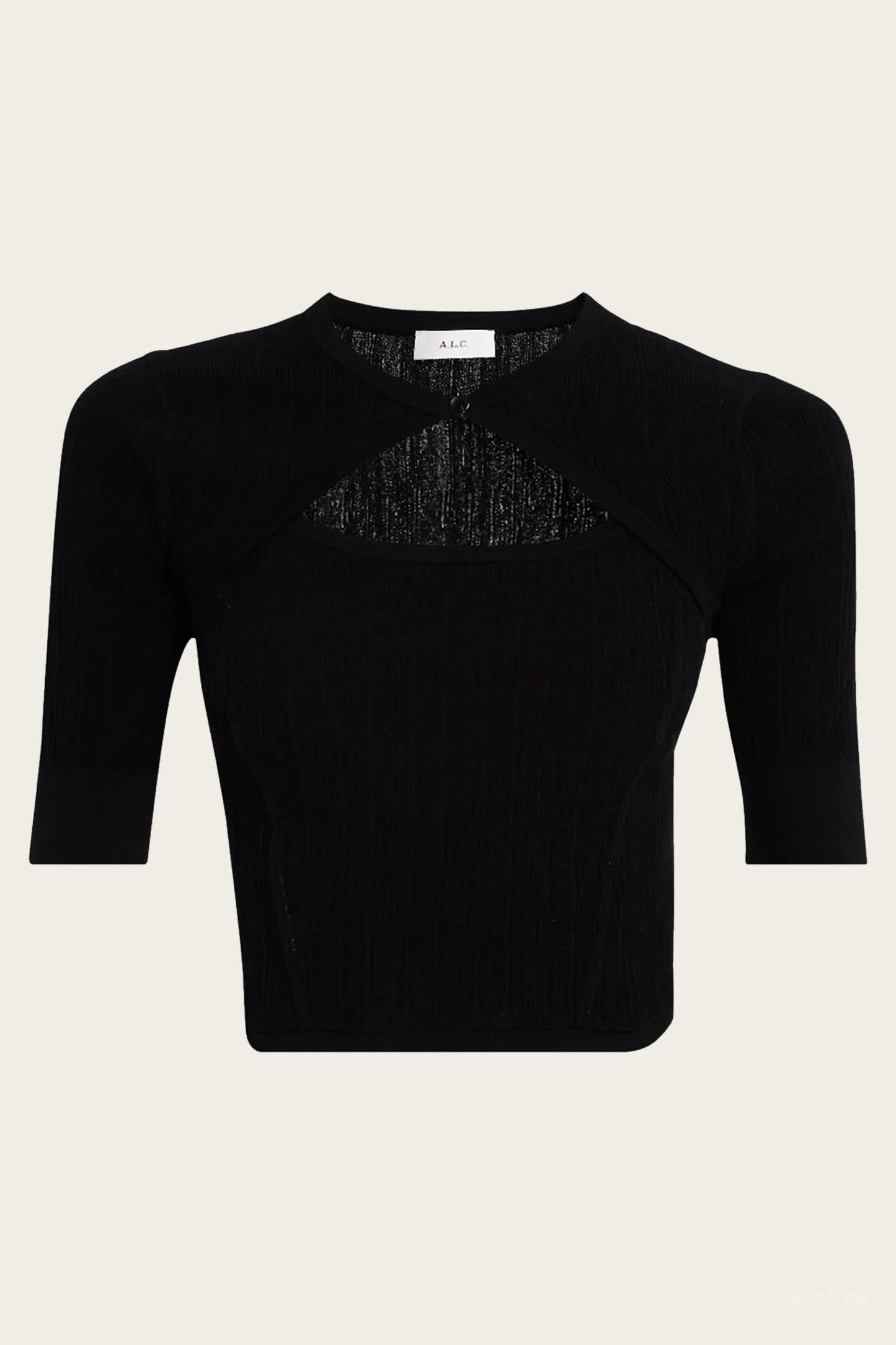 A.L.C. - Loma Fine Cotton Knit Top