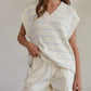 By Together - Parker Striped V-neck Vest