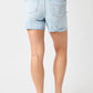 Judy Blue - Raw Hem Destroy Back Jean Shorts