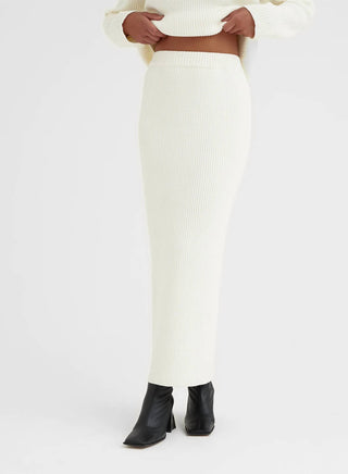 4Th &amp; Reckless - Saia longa de malha feminina