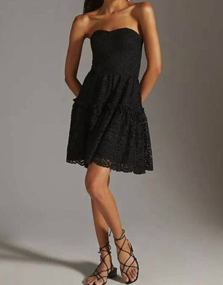 Eva Franco - Vestido de renda floral