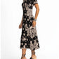 Johnny Was - JANIE SHORT SLEEVE SEAMED MOCK NECK DRESS