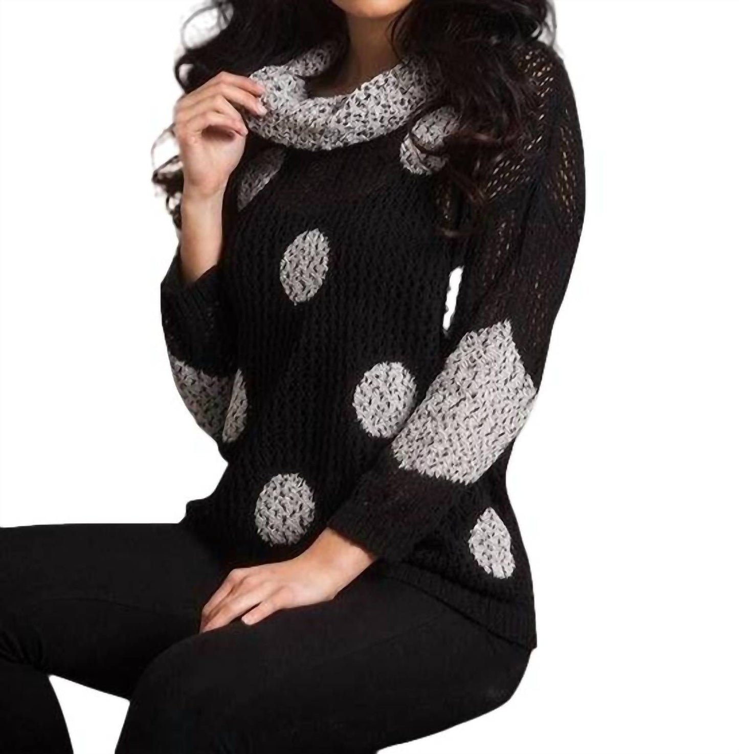 French Kyss - Crochet Dot Cowl