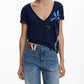 Desigual - VASE V-NECK T-SHIRT