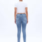 Bayeas - Mid Rise Stretch Ankle Skinny Denim Jean